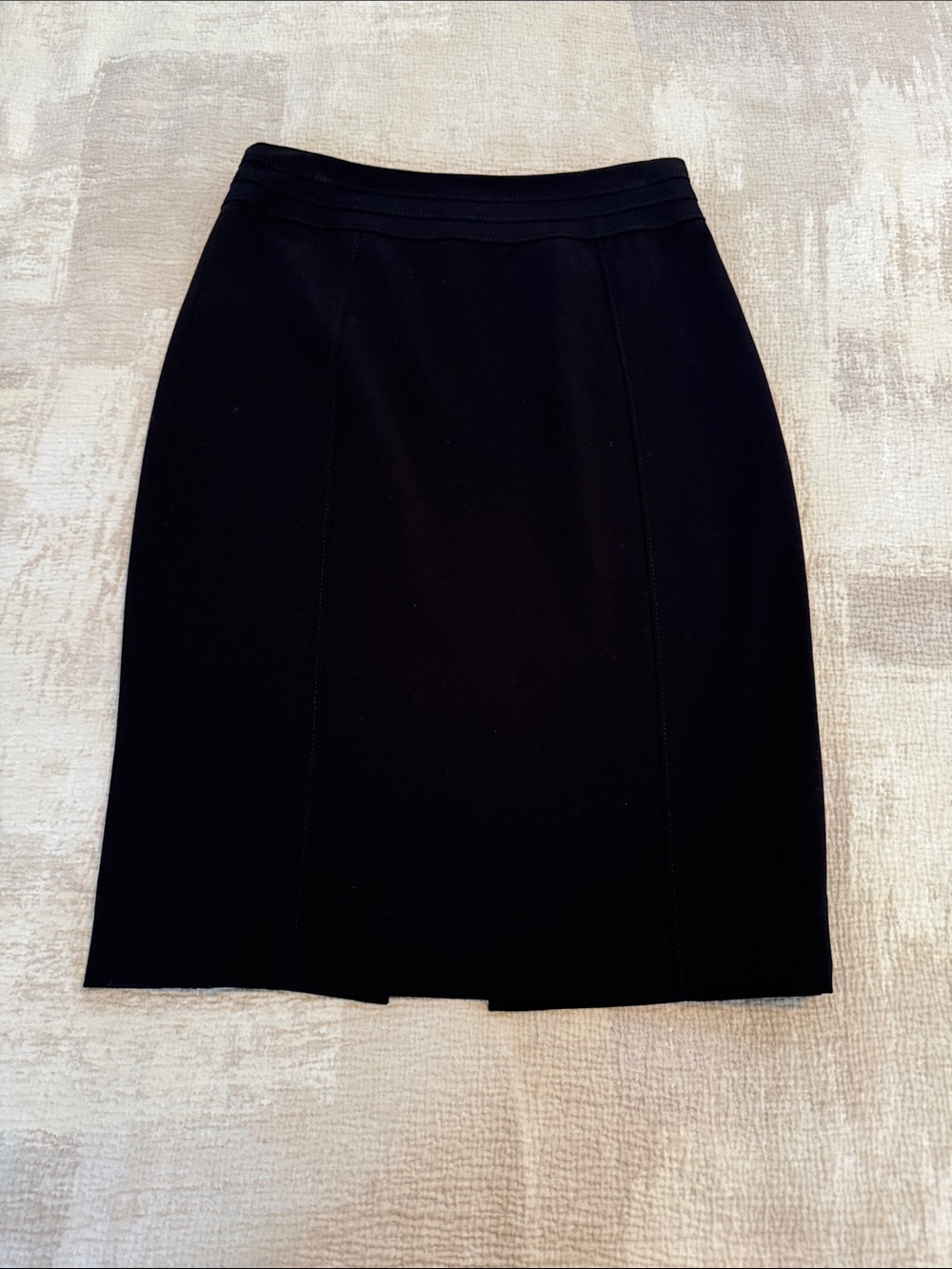 White House Black Market Black Ponte Pencil Skirt